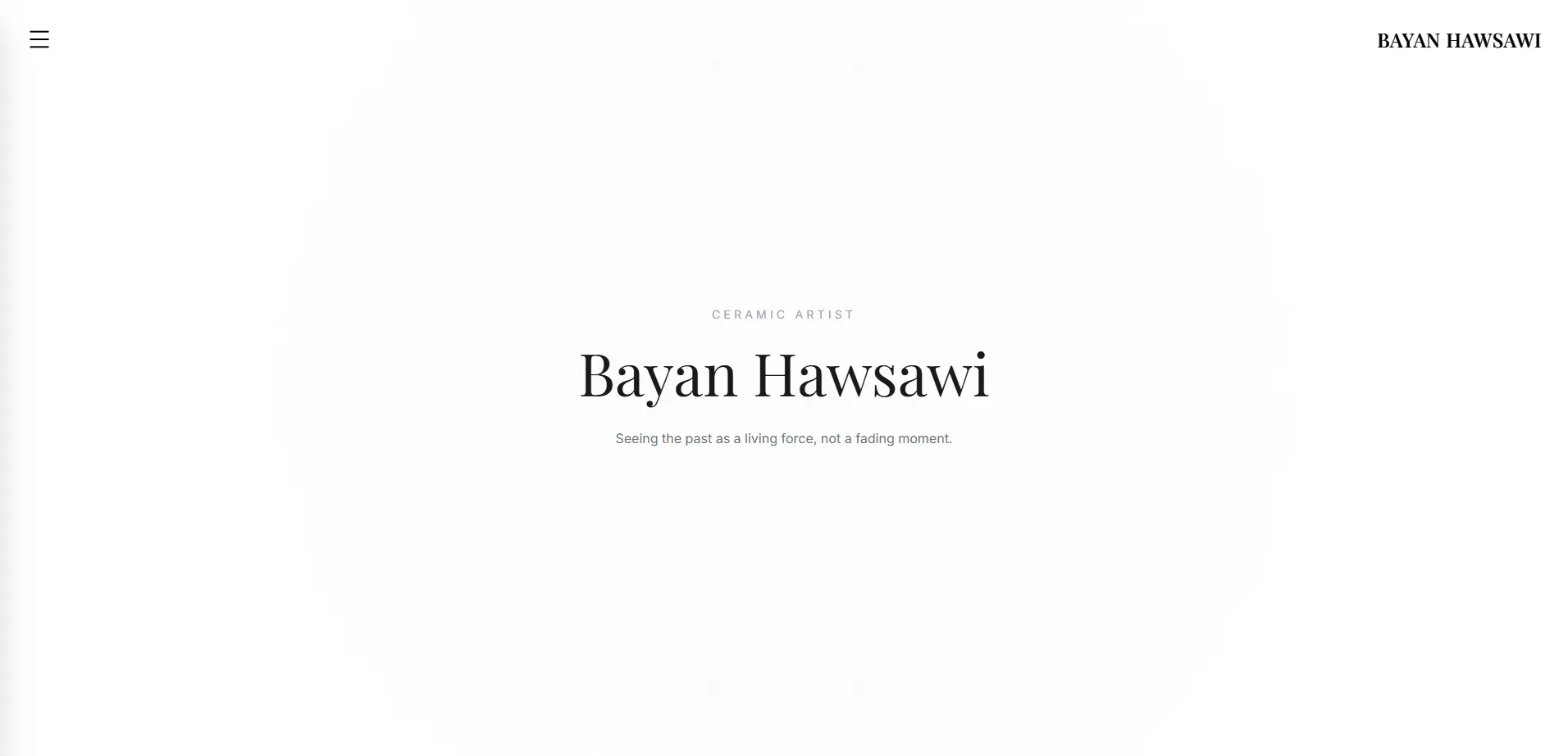 Bayan Hawsawi – Personal & Portfolio Website