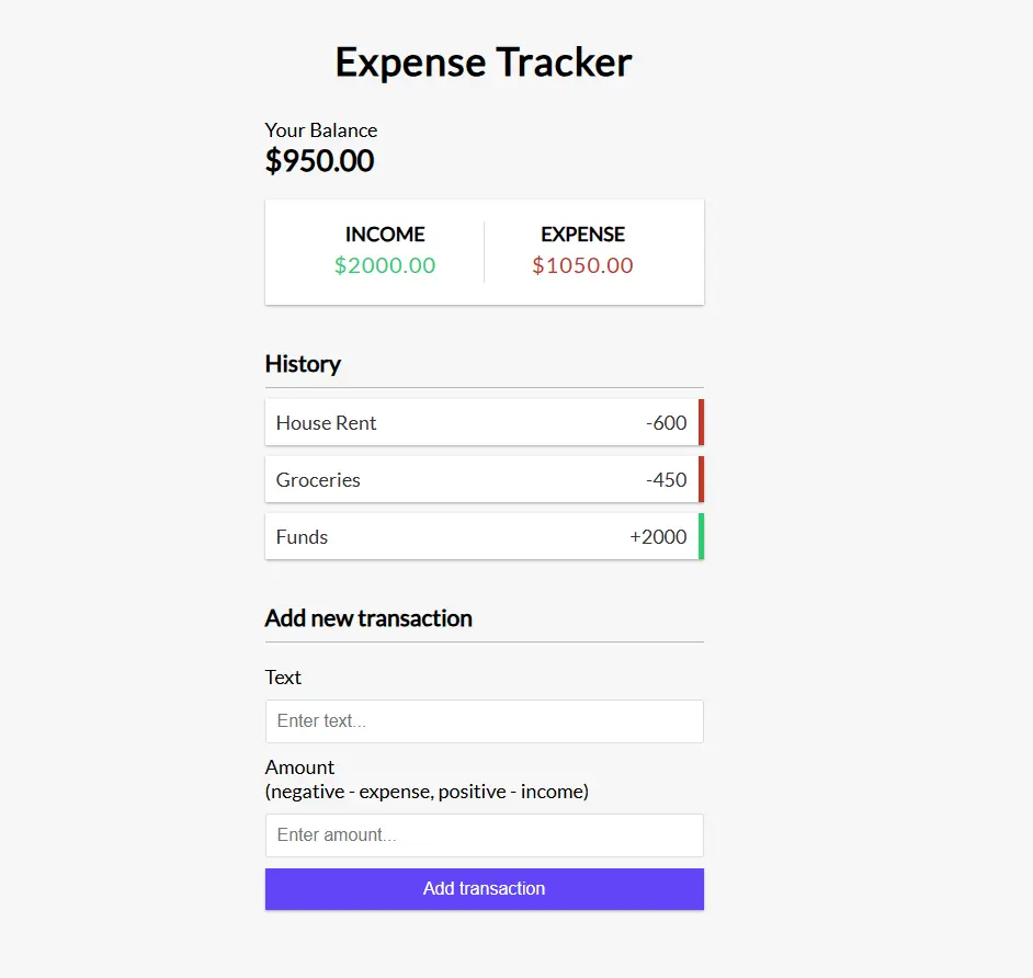 Personal Finance Tracker - Expense Tracker