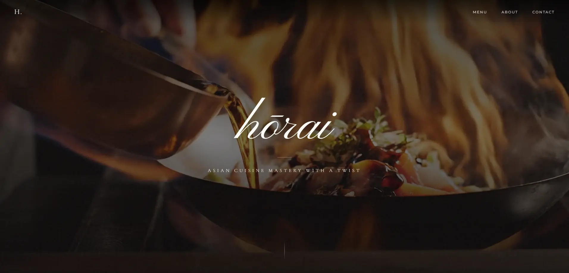 Horai - Restaurant Website