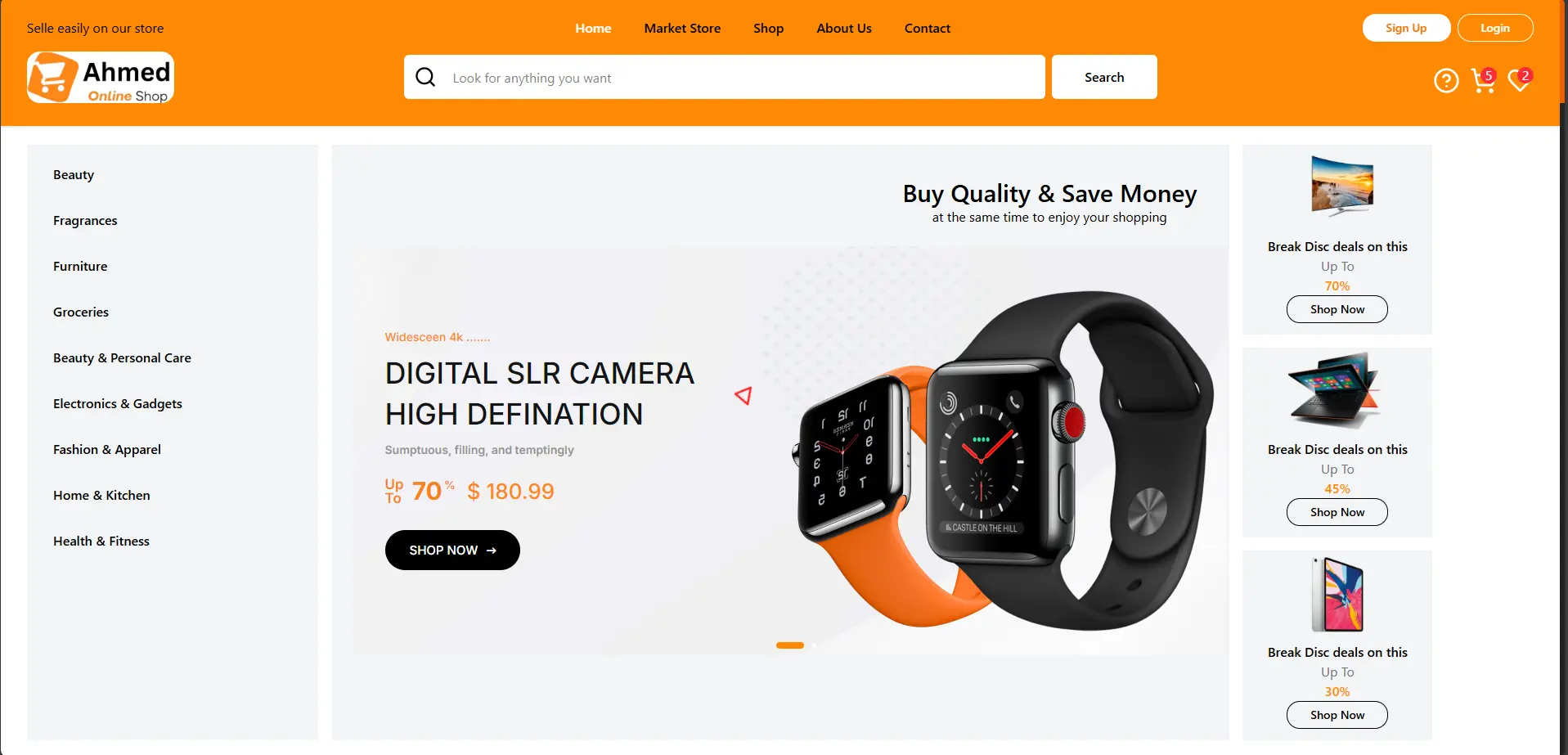 Modern E-commerce Website