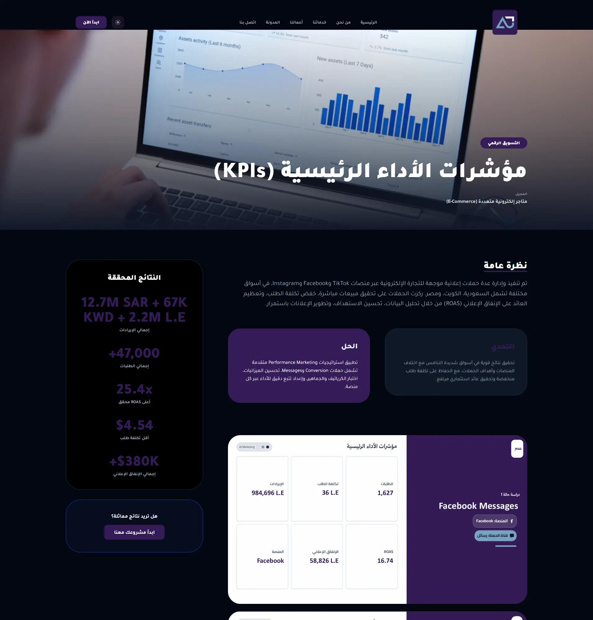 AjMarketing Website with AI & WhatsApp Automation screenshot 5
