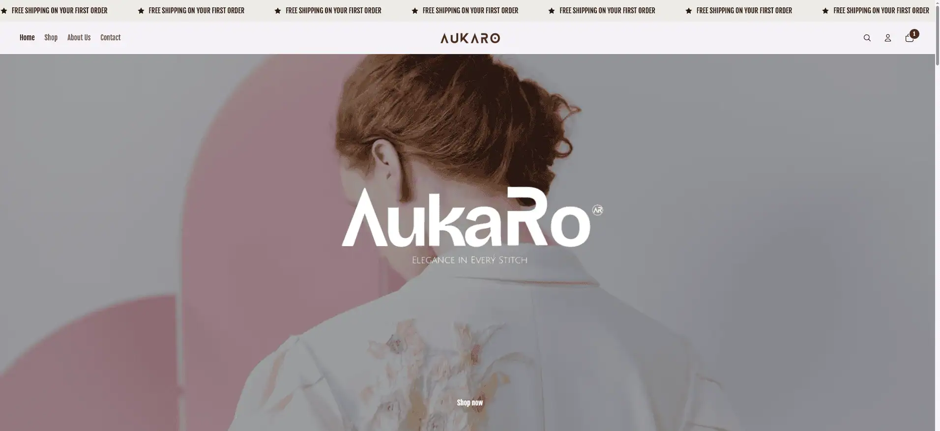Luxury Fashion Brand - Shopify Store screenshot 2