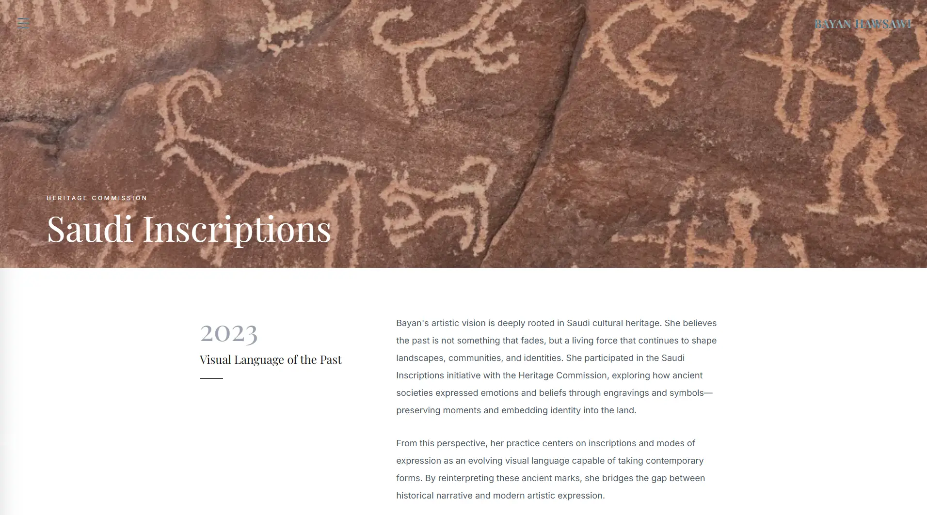 Bayan Hawsawi – Personal & Portfolio Website screenshot 6