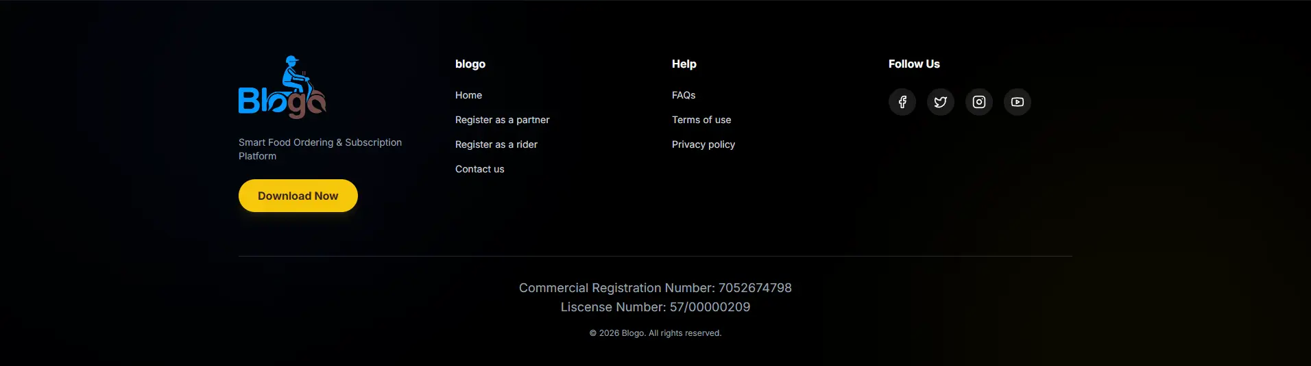 Blogo - Smart Food Ordering & Subscription Platform screenshot 7
