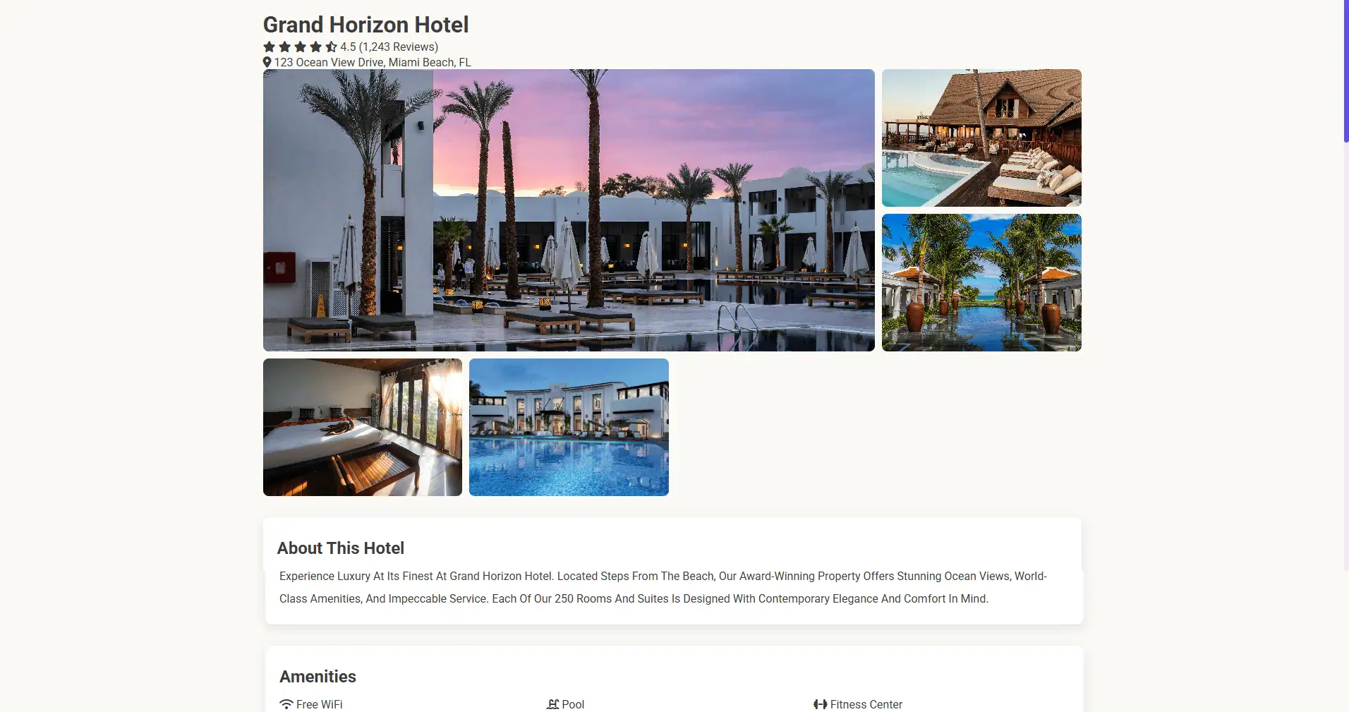 Hotel & Travel Reservation System screenshot 3