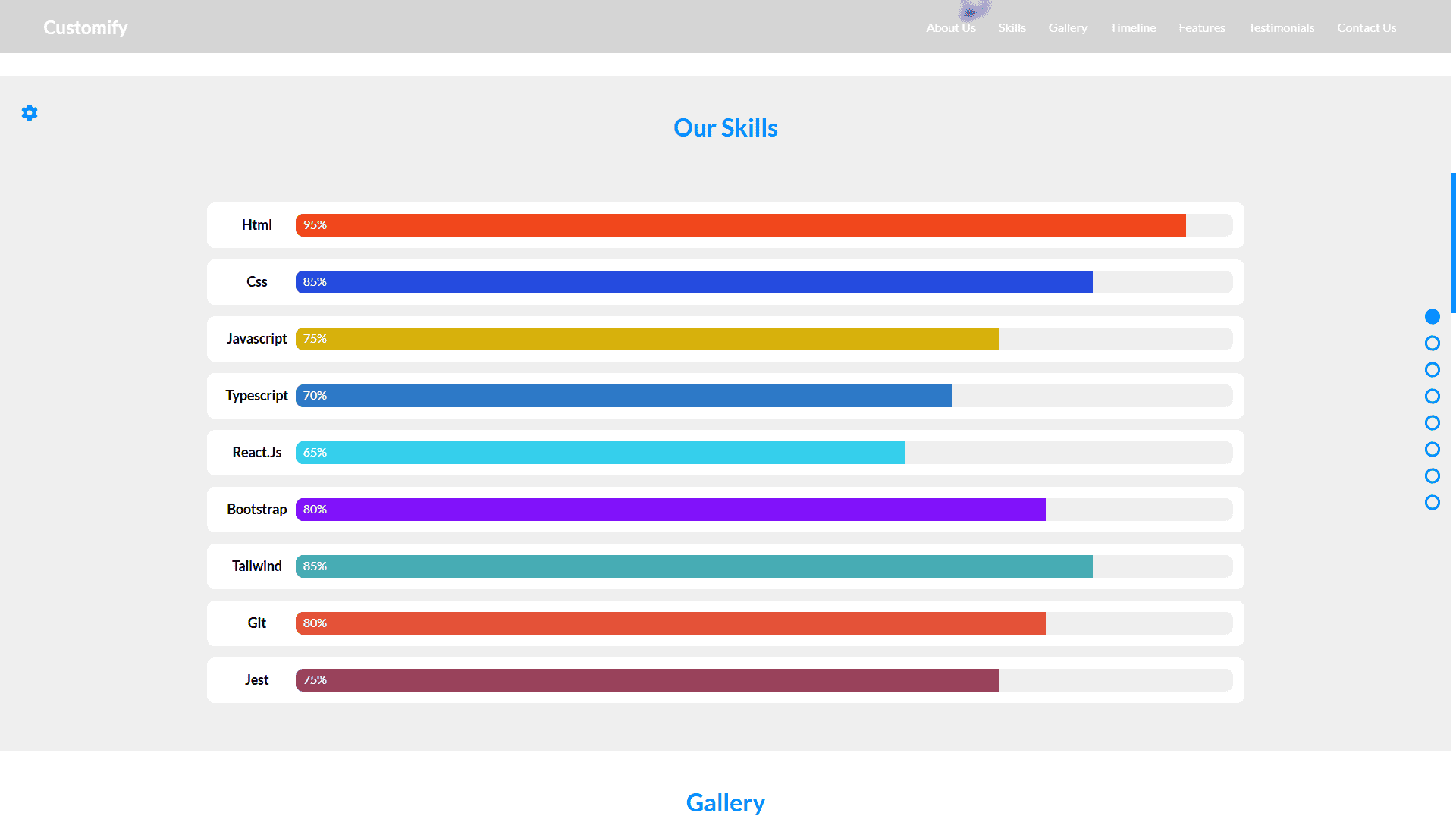 Theme Customization Demo screenshot 1
