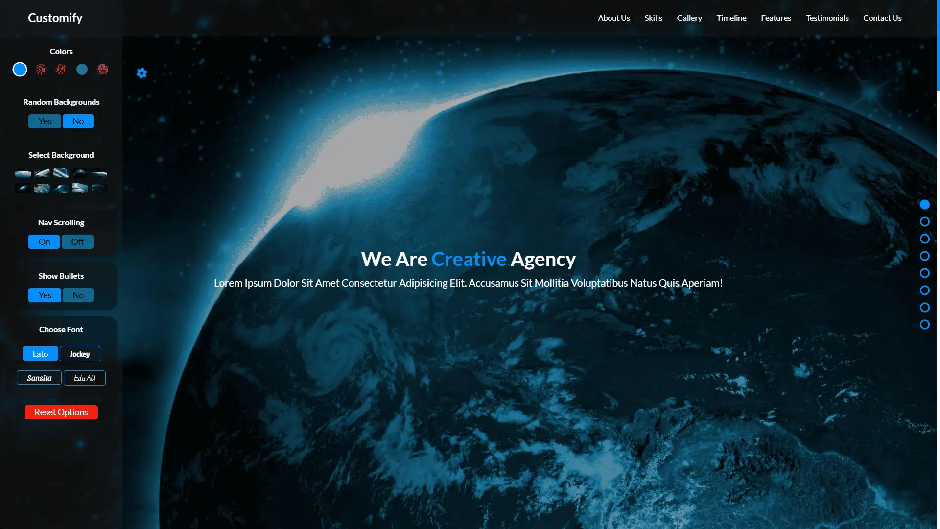 Theme Customization Demo screenshot 4