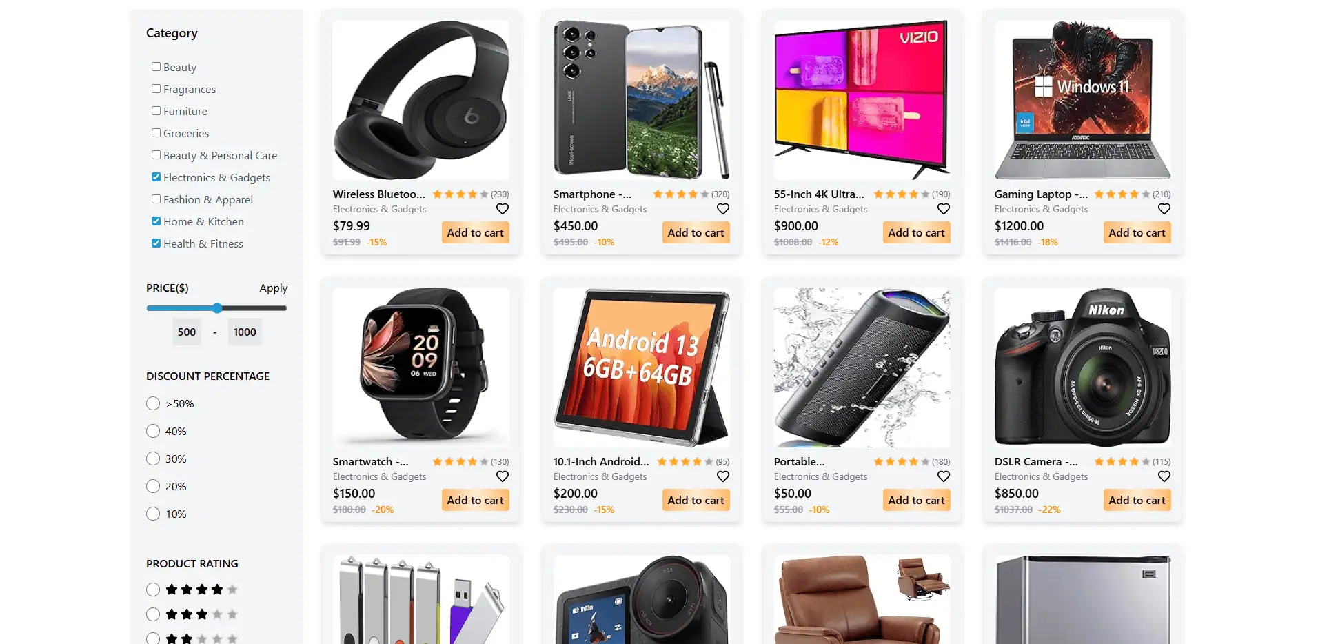 Modern E-commerce Website screenshot 6