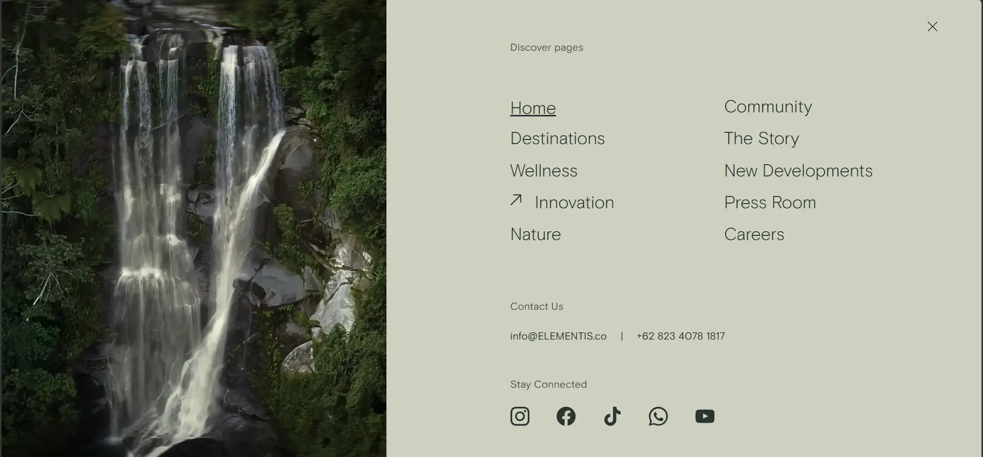 Elementis Website Clone screenshot 1