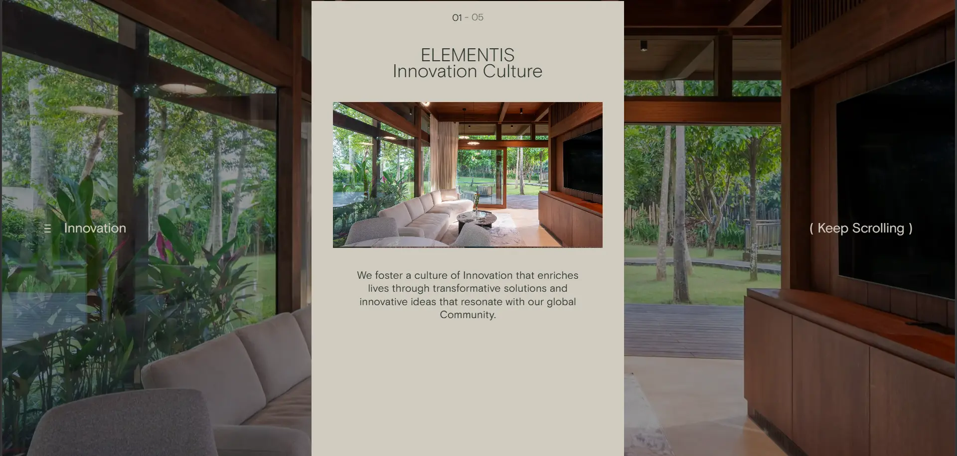 Elementis Website Clone screenshot 2