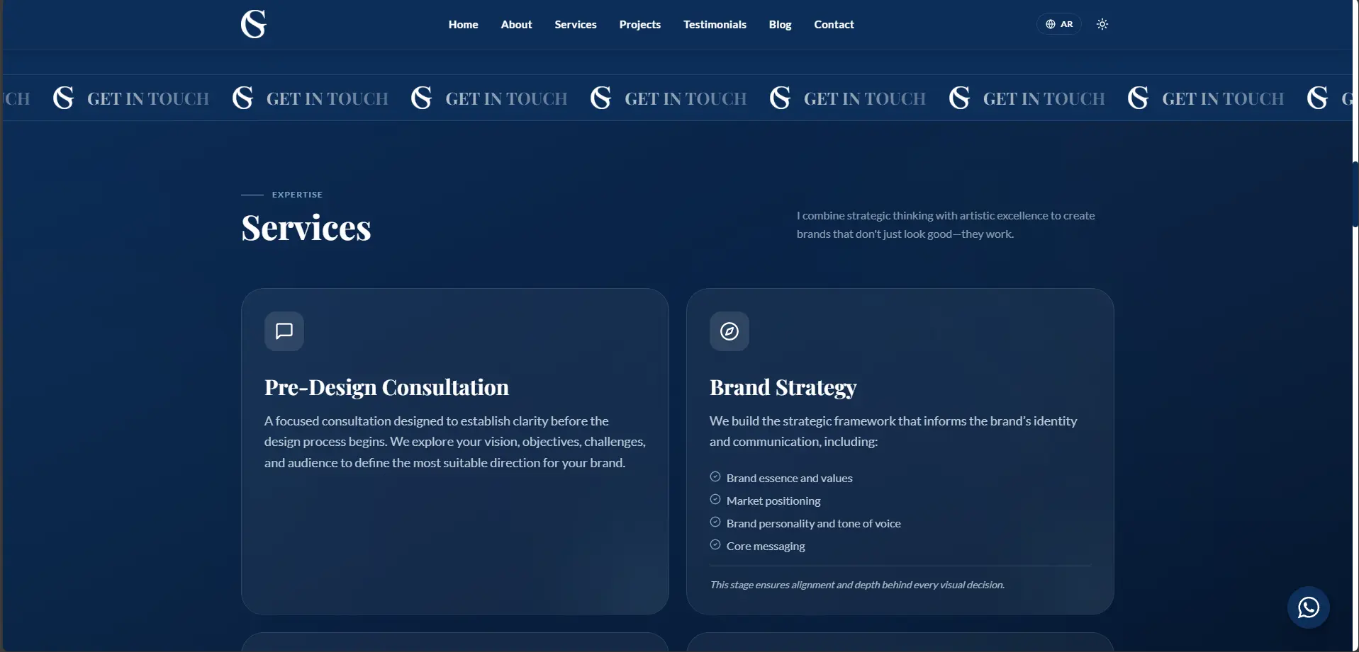 Ghadeer Studio – Portfolio with Advanced Motion screenshot 3