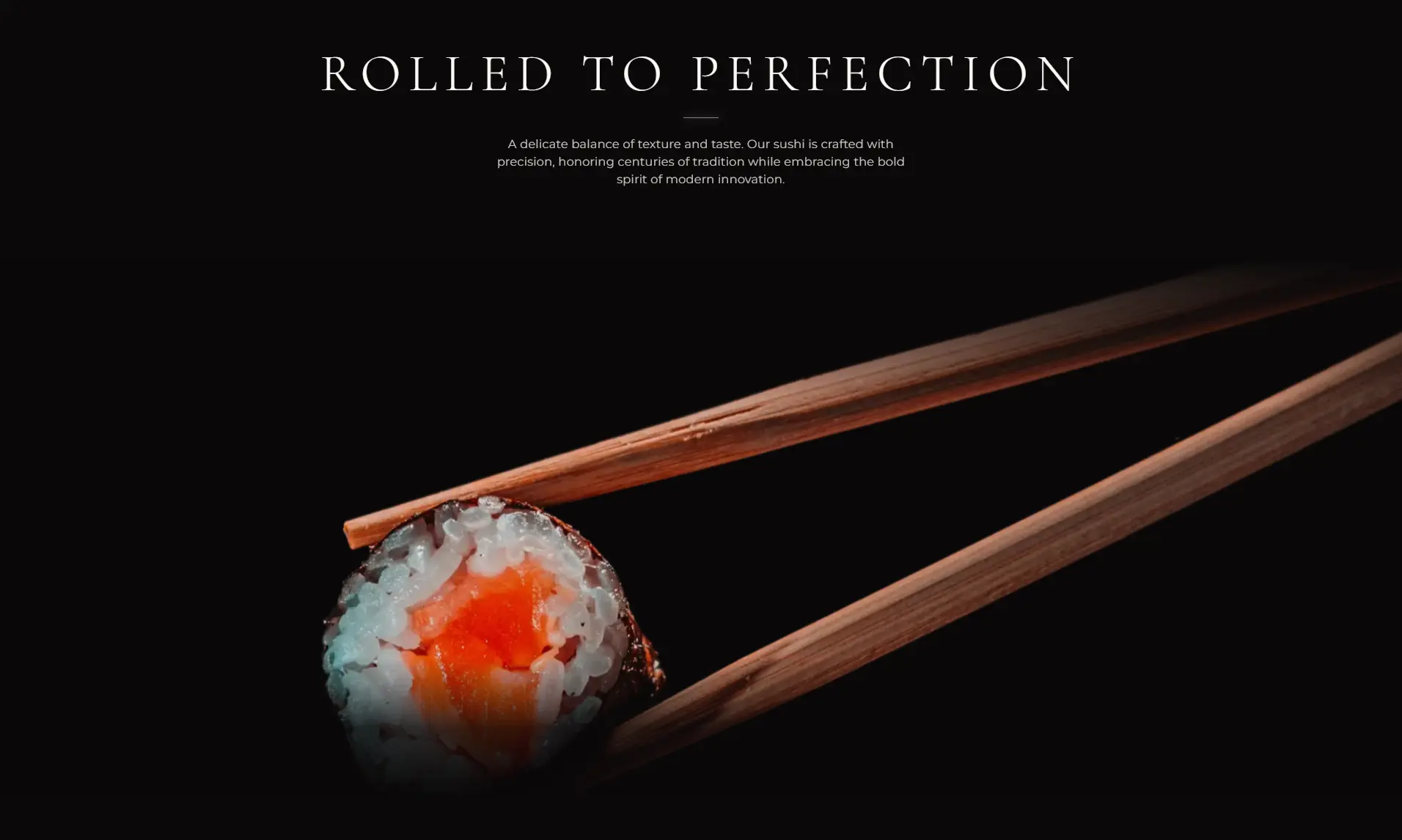 Horai - Restaurant Website screenshot 2