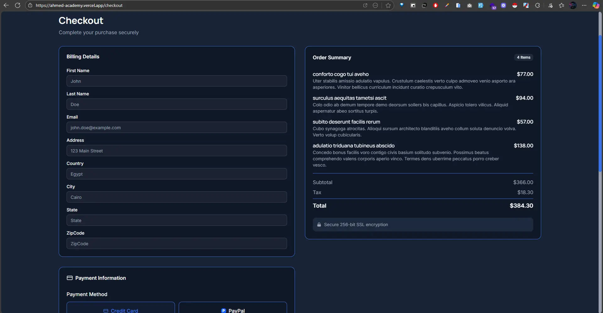 Education Platform + Admin & Instructor Dashboard screenshot 10