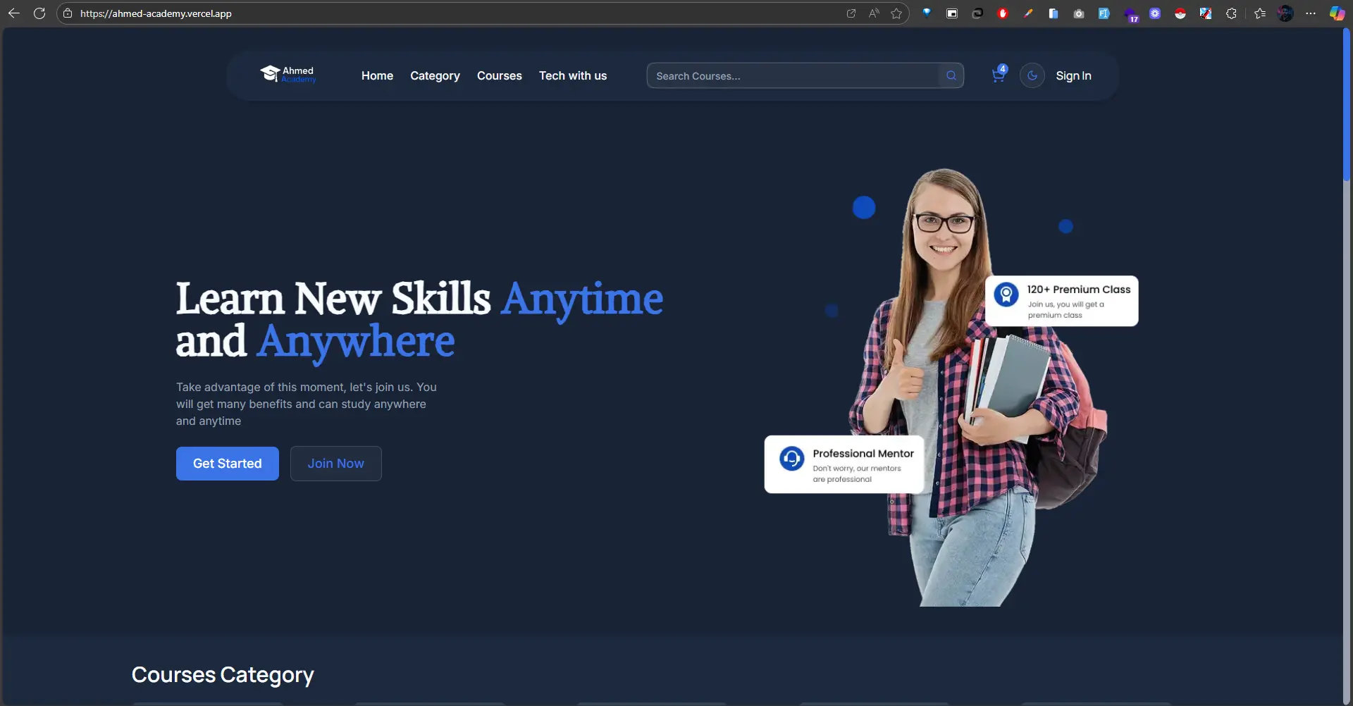 Education Platform + Admin & Instructor Dashboard screenshot 2