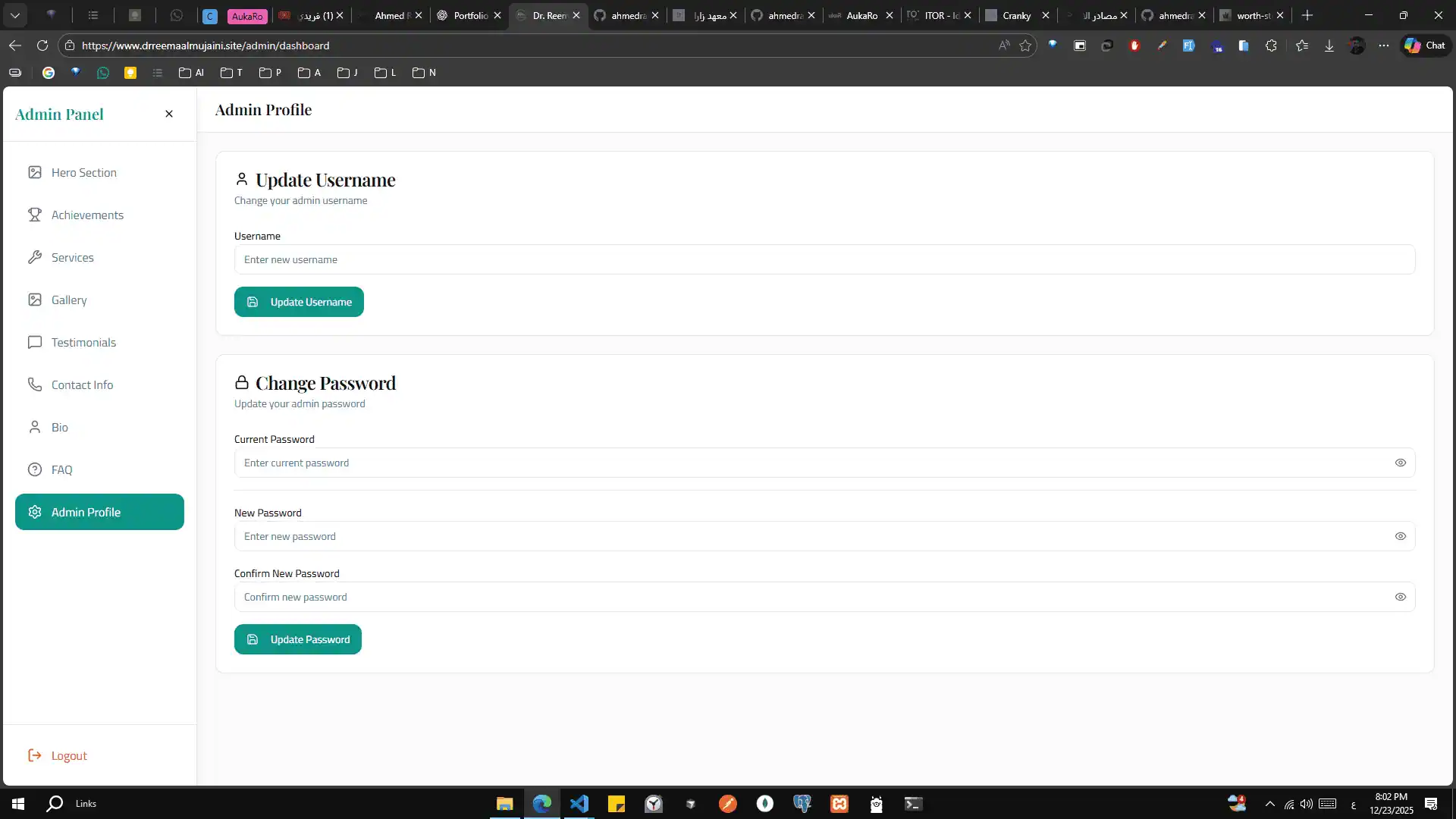 Medical Website with Admin Dashboard screenshot 18