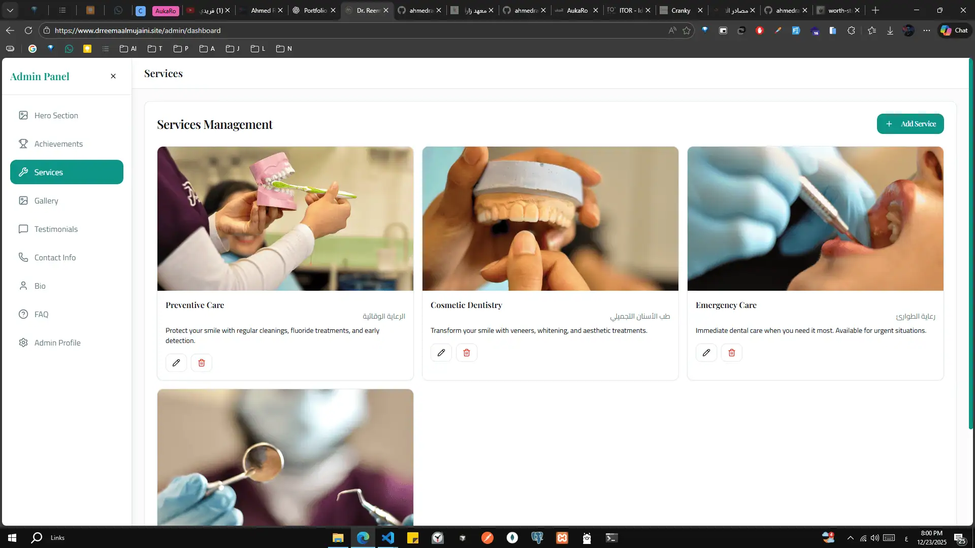 Medical Website with Admin Dashboard screenshot 8
