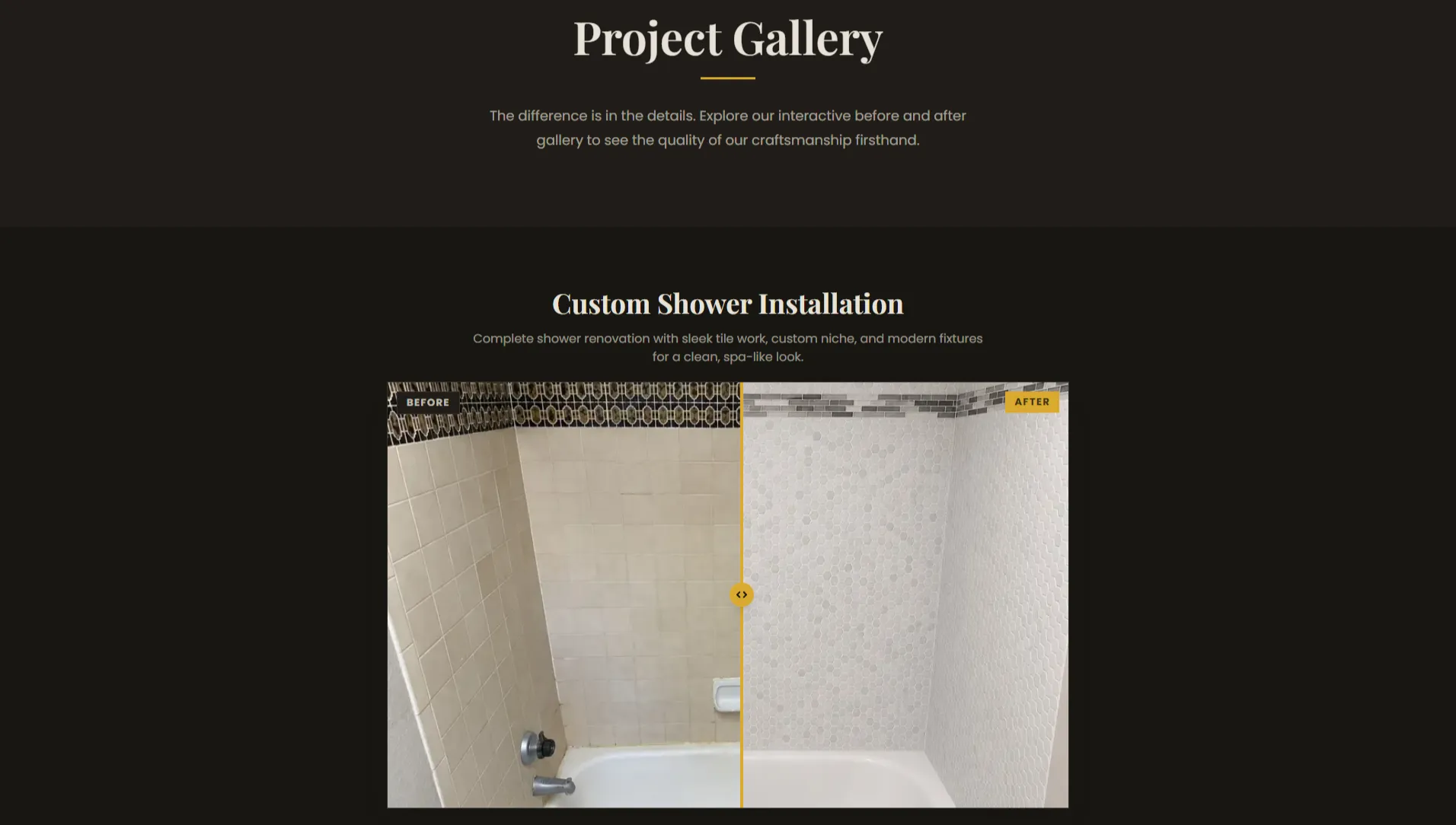 Symmetry Stones – Corporate Website for Remodeling Contractor screenshot 5