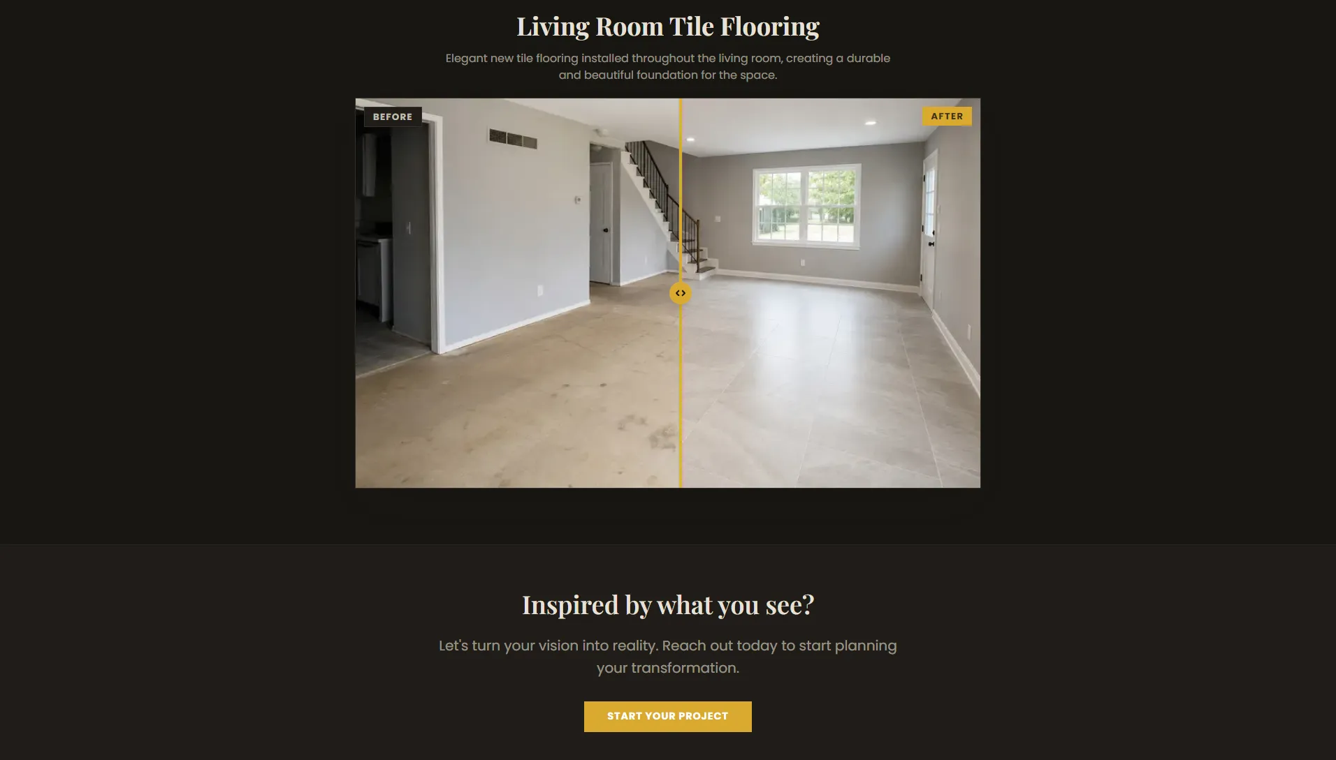 Symmetry Stones – Corporate Website for Remodeling Contractor screenshot 6
