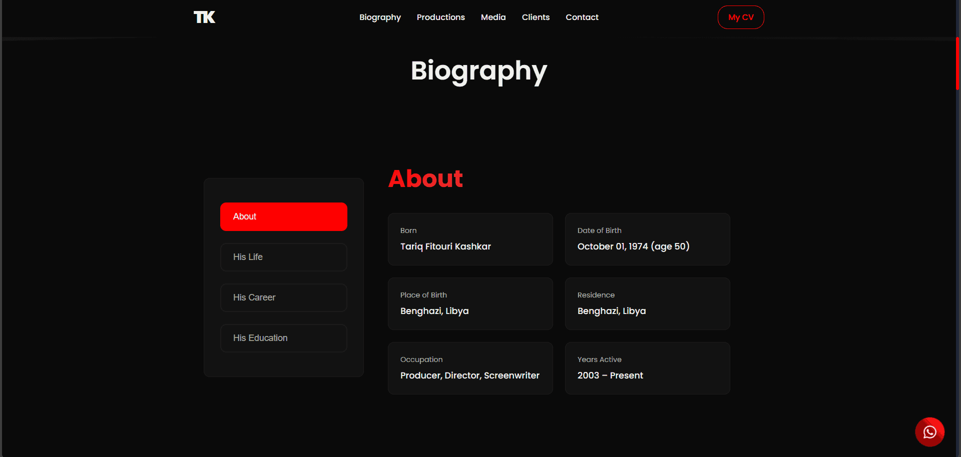 Creative Director Portfolio Showcase screenshot 2