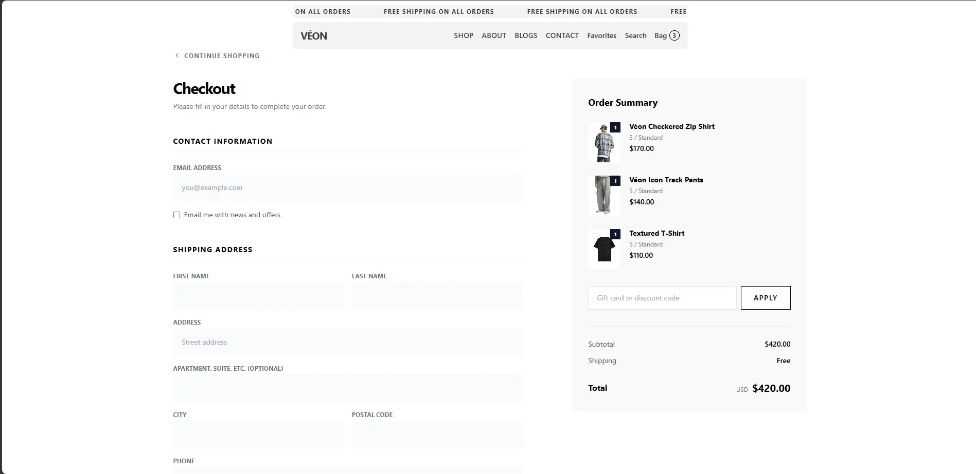 VEON - Fashion E-Commerce Platform screenshot 6