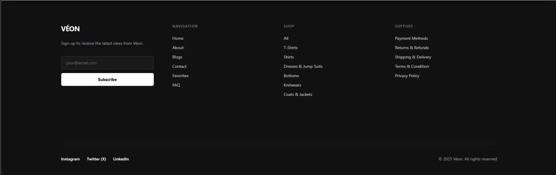 VEON - Fashion E-Commerce Platform screenshot 8