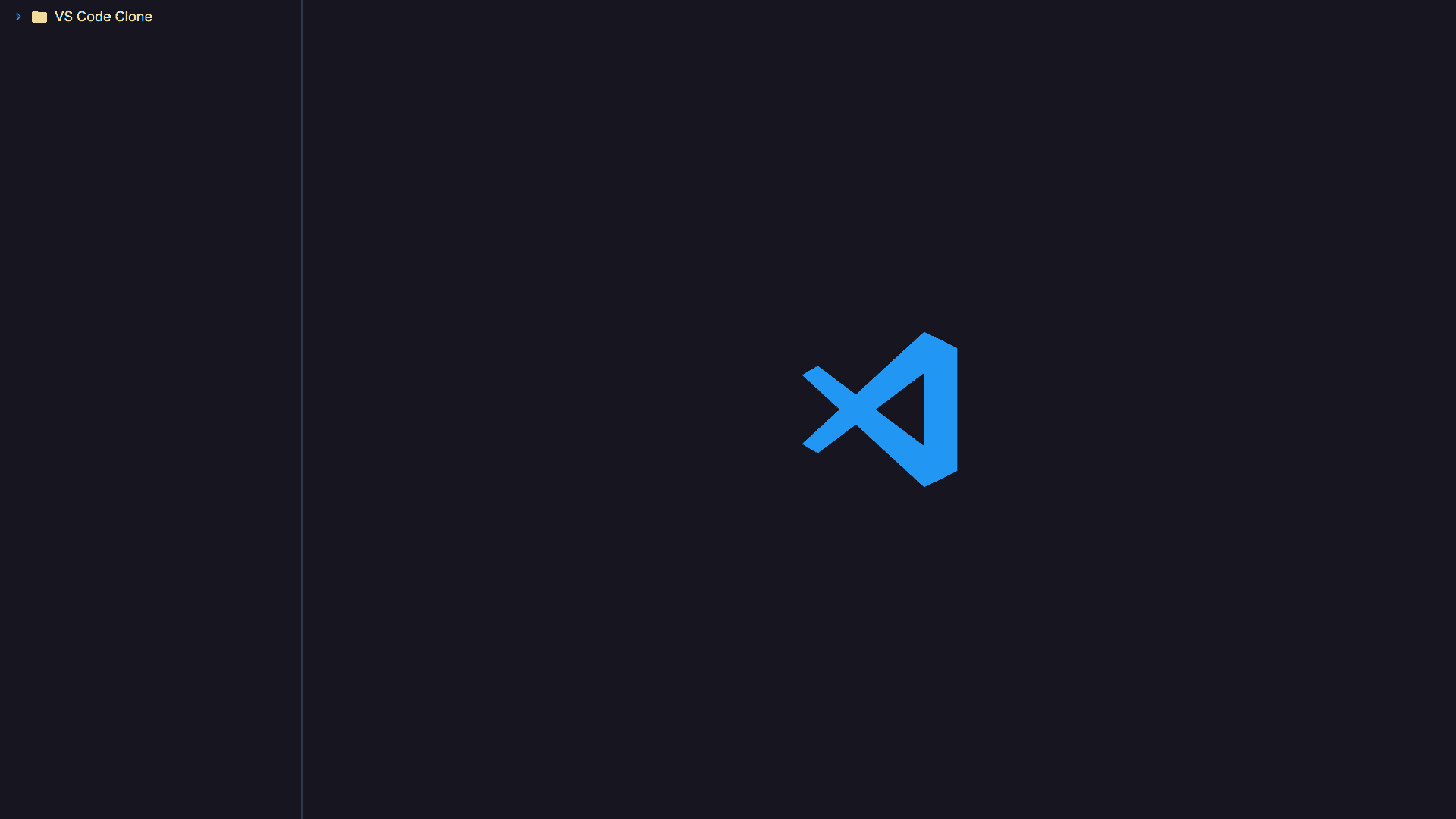VS Code Interface Recreation screenshot 1